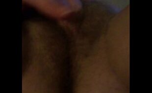 Pleasuring wife with dildo