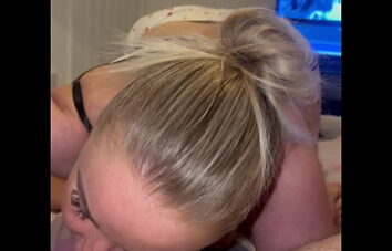 Step sister make great blowjob